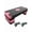 Red, variant on Aerobic Exercise Step Adjustable Aerobic Stepper For Exercise Workout Step Platform For Step Up, 26.5" Step Deck With 4" 6" 8" Adjustable Height Risers, Women Home Gym Cardio Fitness