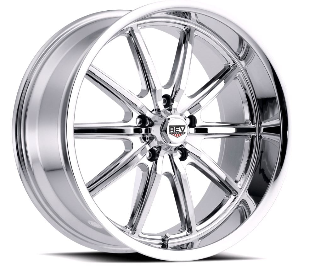 REV Wheels 110C-7906100 110 Series- 17x9 - 5 bs - 5x4.75/5x120.65 - Chrome