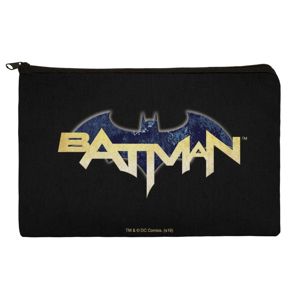 Batman Logo Pencil Pen Organizer Zipper Pouch Case