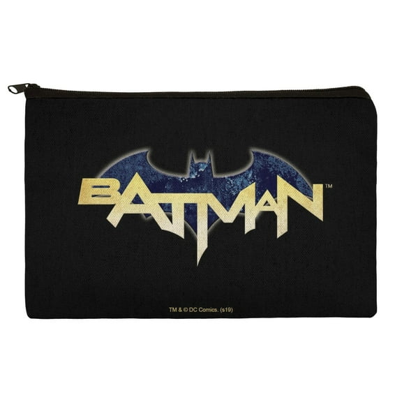 Batman Logo Pencil Pen Organizer Zipper Pouch Case