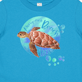 thumbnail image 4 of Inktastic Pompano Beach, Florida Swimming Sea Turtle with Bubbles Boys or Girls Baby T-Shirt, 4 of 5