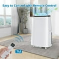 thumbnail image 3 of 14,000 BTU 3-In-1 Portable Air Conditioner for 800 Sq.Ft, Cooling/Dehumidifier/Fan w/ Remote, 3 of 9