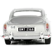 Aston Martin DB5 RHD Silver Metallic James Bond 007 Goldfinger (1964) Movie 1/24 Diecast Model Car by Motormax