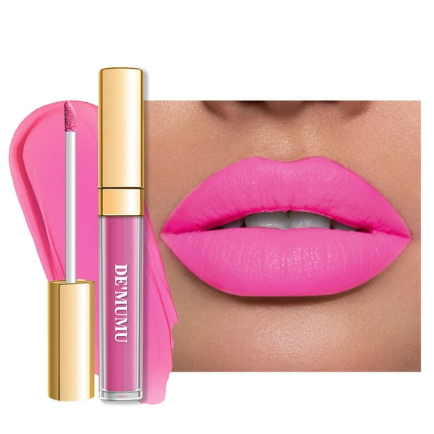 Lápiz labial DE'MUMU Matte Superstay Hot Pink DM28 Fruit Pink