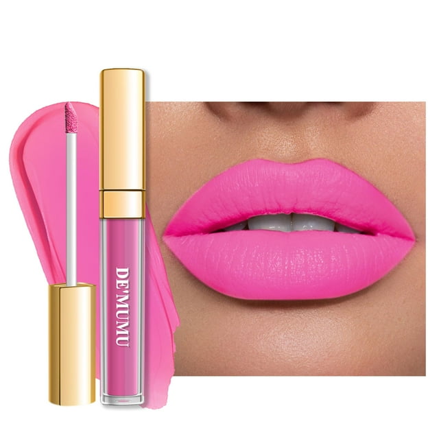Lápiz labial DE'MUMU Matte Superstay Hot Pink DM28 Fruit Pink