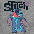 thumbnail image 2 of Boy's Lilo & Stitch Nose Picker Stitch  Performance Graphic Tee Charcoal Heather Large, 2 of 4