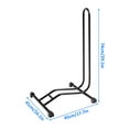 thumbnail image 3 of Xianers Bike Stand for Garage High Strength Metal Bicycle Floor Parking Rack Bike Stands for Indoor Storage & Display L Shaped Cycling Stand valuable, 3 of 10