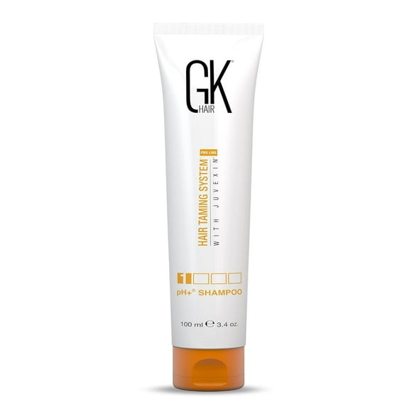 GK HAIR Global Keratin pH Pre-Treatment Clarifying Shampoo (3.4 Fl Oz/100ml) For Preps Hair Deep Cleansing,Removes Impurities -With Aloe Vera, Vitamins & Natural Oils All Hair Types Men and Women