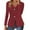 Wine, variant on Enjoytime Womens Casual Jacket Solid Color Long Sleeve Open Front Tops Work Office Lapel Button Jackets