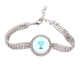 thumbnail image 1 of Mar de Concha Pulsera de tobillera de cadena de tenis, joyería de diamantes, 1 of 3