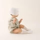 thumbnail image 2 of Baby Hat Bonnet Toddler Girls Fashion Princess Ruffle Muslin Lining Cap Infant Lacy Beanie, 3m 6m 12m, 2 of 5