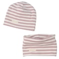 thumbnail image 2 of Conjunto de gorro y bufanda de lazo para bebés, niños y niñas, gorros tejidos de algodón suave para niños, gorro y bufandas con cuello para niños pequeños, 2 of 8