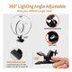 thumbnail image 3 of Video Conferencing Lighting Kit, Ring Light Clip on Laptop Screen, 3 of 5