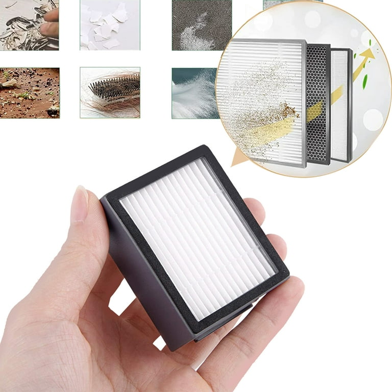  Replacement Parts for Roomba i7+ i4 E5 E6 E7 Series Vacuum  Cleaner, Rubber Brushes + HEPA Filters + Edge-Sweeping Brushes : Home &  Kitchen