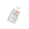 thumbnail image 2 of pitrice Photo ID Card Cover Protective Plush Photocard Holder for Girls Idol Photos White, 2 of 6