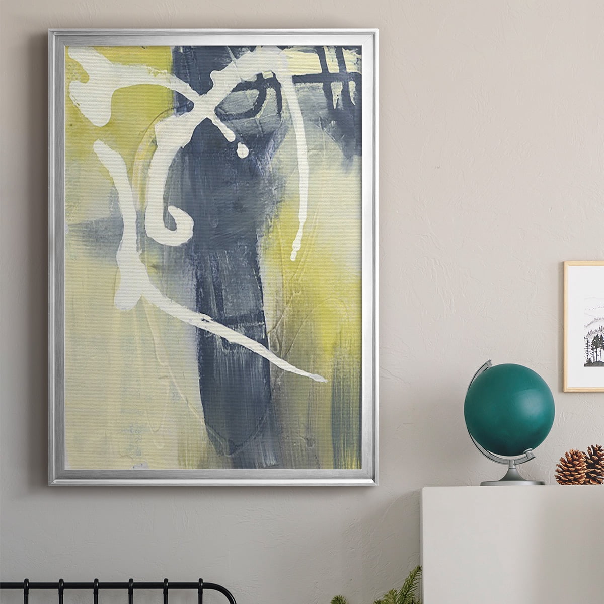 Delightful II Premium Framed Print, in Gold, Black, or Silver - Ready to Hang