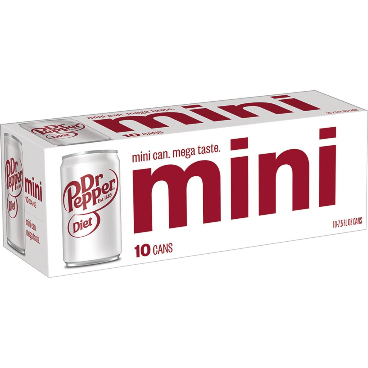 Diet Dr Pepper Soda - 10pk/7.5 fl oz Mini Cans - Pack of 2