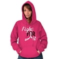 thumbnail image 5 of Fight For It Breast Cancer Aware Pink Hoodie Sweatshirt Women Brisco Brands S, 5 of 6