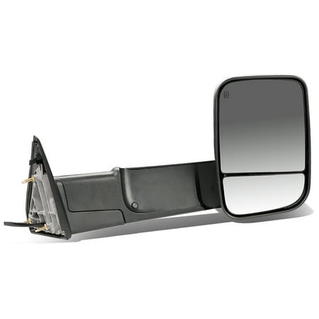 Dodge Accessory - For 2009 to 2016 Dodge Ram Powered+Heated+LED Turn Signal+Flip Up Towing Mirror (Right / Passenger)
