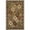 Chocolate, variant on Superior Palmyra Floral Classic Indoor Runner Rug, Beige, 2' 6" x 8'