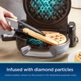 thumbnail image 2 of Oster DiamondForce Vertical Electric -Waffle Maker, Dark Metallic, 2 of 6