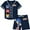 Navy, variant on Boys Sonic The Hedgehog Baseball Jersey Shirt and Shorts Clothing Set- Little and Big Boys Sizes 4-20