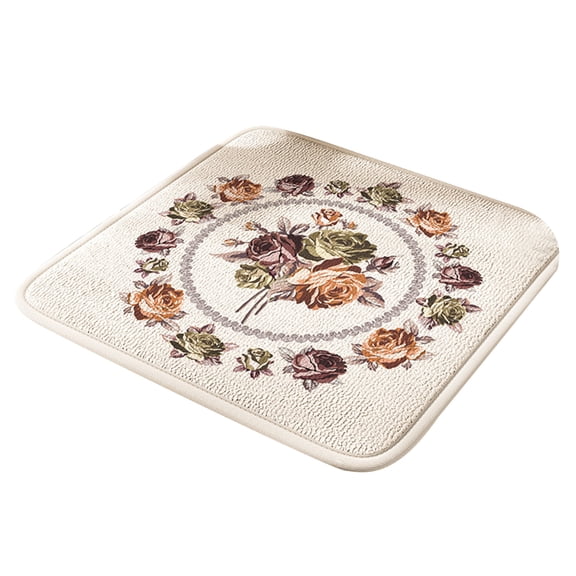 Memory Foam Seats Pad Flower Pattern NonSlip Chair Cushions for Enhanceds Comfort and Ergonomic Support
