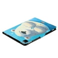 thumbnail image 3 of SaniMore Wallet Case for iPad Pro 11 2024, PU Leather Case Card Slots Anti-slip Strip Flip Kickstand Shockproof TPU Shell Full Protective Fashion Lovely Cover, Polar Bear, 3 of 6