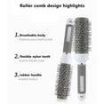 thumbnail image 6 of 5pcs Small and Large Round Brush for Blow Drying Thermal Ceramic & Ionic Tech Round brushes Set for Girls/Women Salon Blowout & Styling,Short and long Curling Hair brush for blow drying at Home, 6 of 7