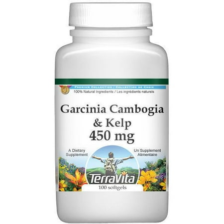 Garcinia Cambogia combiné et le varech - 450 mg (100 capsules, ZIN: 513036)