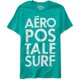 thumbnail image 1 of Aeropostale - Camiseta gráfica para hombre Aero Surf, verde, mediana, 1 of 1
