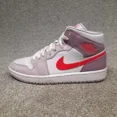 thumbnail image 4 of Ni - ke Ni - ke Air Jordan 1 Mid Valentines Day Women 10.5 Men 9 Shoes Sneakers Pink White, 4 of 5