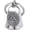 Silver, variant on Motorcycle Celtic Bell - Motorcycle Key Chain The Evil Road Spirits of The Road Will be trapped in The Bell Silver