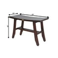 thumbnail image 6 of DecoTeak Satori Teak Shower Bench, Woodland Brown, 6 of 8