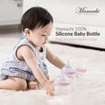 thumbnail image 6 of Mamachi 100% Silicone Baby Bottle Standard I Silicone Feeding Bottle Large I Breast Feeding Bottle I Environmentally Baby Milk Bottle I Silicone Baby Bottles I Pink Standard Bottle Large, 6 of 8