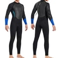 thumbnail image 3 of Eigraketly Traje de buceo Cálido Neopreno Buena elasticidad Manga larga Estilo de una pieza Trajes de baño Fuerte Protección solar Traje de neopreno Deportes acuáticos Hombres Negro L Eigraketly OD020696-03, 3 of 6