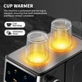 thumbnail image 2 of SECPOEDR 20Bar Espresso Machine with Hot & Rapid Cold Brew, Cappuccino Latte Machine with Milk Frother, 45oz Removable Water Tank, Touchscreen, Silver, 2 of 9