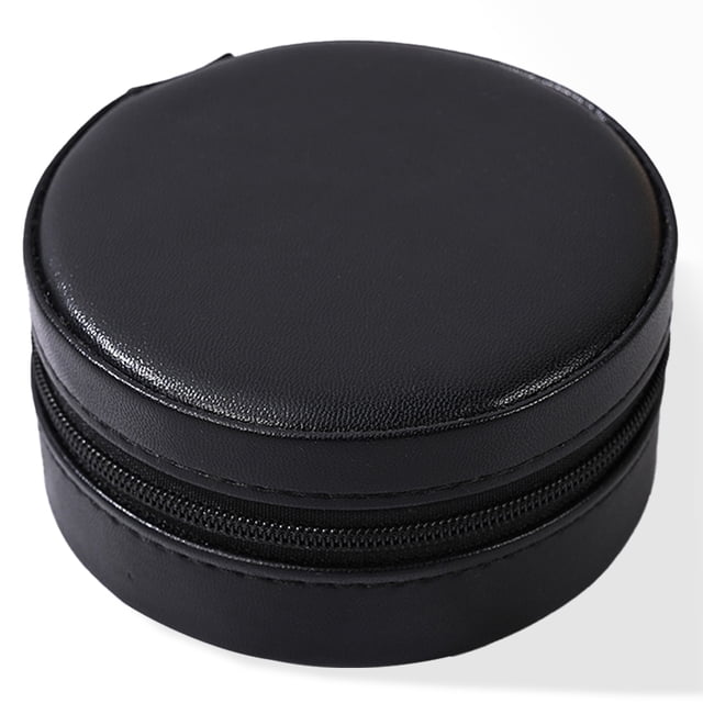 Pequeña caja de viaje de la joyería del joyero de la caja de almacenamiento del anillo del collar del joyero pequeño del terciopelo de la felpa