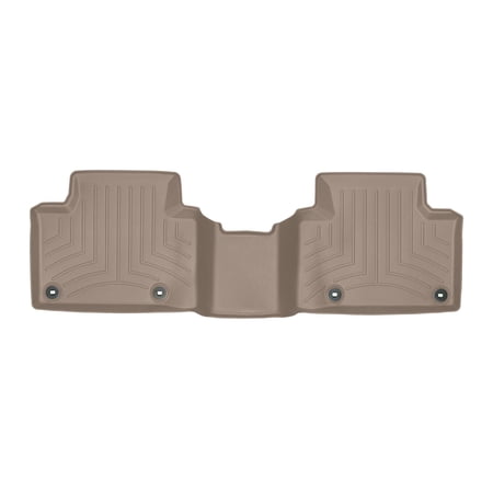 WeatherTech Custom Fit FloorLiners compatible with 2018-2019 Honda Clarity Plug-In Hybrid - 2nd Row, Tan