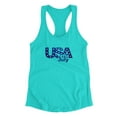 thumbnail image 3 of Usa 4Th  July Racerback Tank Women -Image by Shutterstock, Female Small, 3 of 4