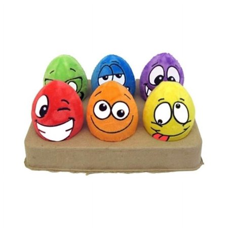 UPC: 0784369377903 | Multipet 4 in. Eggnoggins Assortment Plush Toys  Assorted