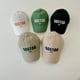 thumbnail image 5 of Gorra de béisbol con protección solar para niños con letras bordadas simples coreanas, 5 of 6