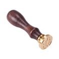 thumbnail image 5 of DIY Letter Scrapbook Brass Wax Seal Stamps and Wood Handle Sets Letter.M 25x14mm 75mm DIY, 5 of 6