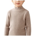 thumbnail image 5 of Mnyotv Unisex Kids Knitted Thermal Underwear Sweaters Casual Fall Clothes Long Sleeve Slim Fit Pullover Sweater Size 4-5 Years, 5 of 9