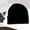 Black, variant on Outfmvch Winter Beanie Hats for Men Women, Warm Cozy Knitted Cuffed Skull Cap Black L