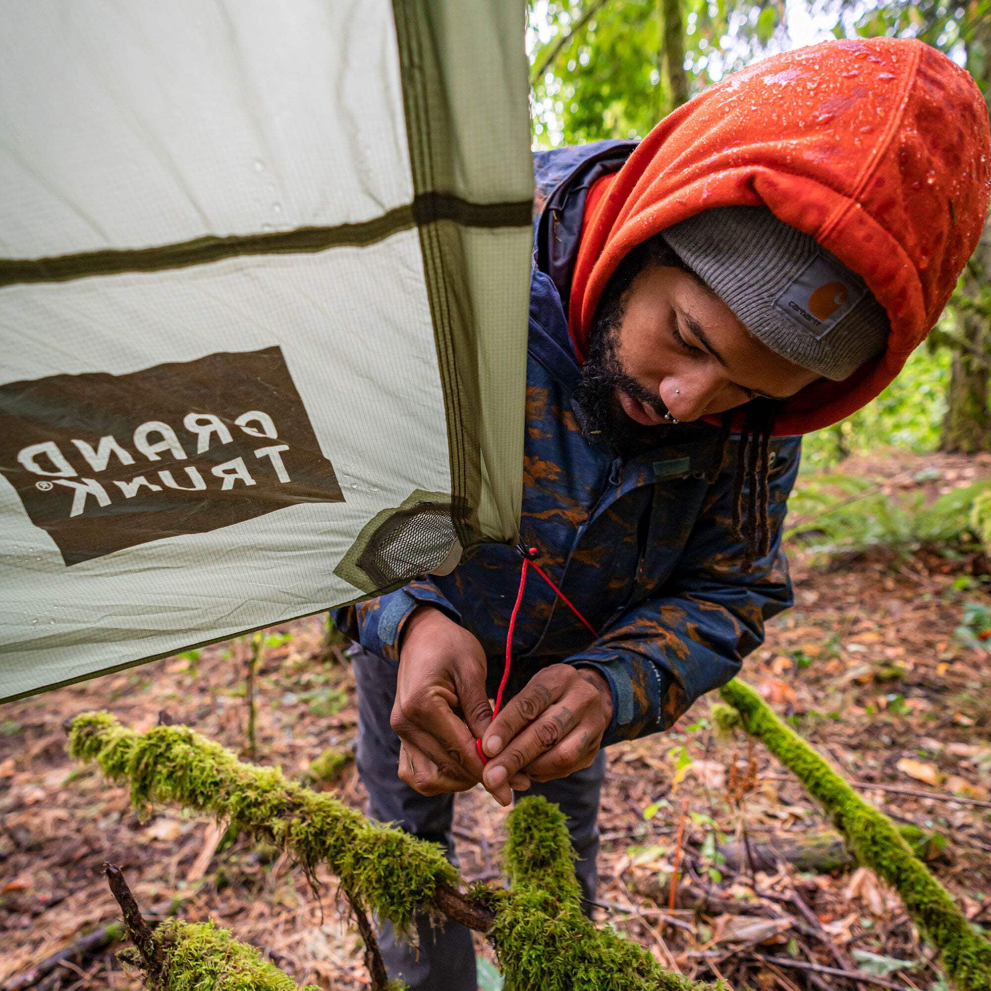 Grand Trunk MOAB All-In-One Shelter Hammock – 6-in-1 Ultralight Waterproof Shelter: Hammock, Rainfly, Bivvy, Lean-To, Tent Footprint & Sunshade