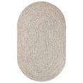 thumbnail image 2 of Superior Two-Toned Braided Indoor/ Outdoor Area Rug, Latte/ White, 4' x 6', 2 of 6