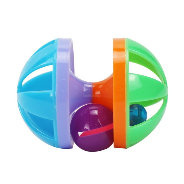 Visland Pet Cat Kitten Dumbbell Bell Ball Scratch Training Game Playing Toy