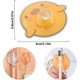 thumbnail image 2 of 4pcs Wall Mounted Toothbrush Holder, Cartoon Silicone Wall Mounted Toothbrush Holder, Self Adhesive No Hole Suitable For Bathroom, Kitchen, Wire, 2 of 5