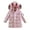 Pink, variant on Baby Toddler Girls Boys Winter Coat Kids Casual Warm Long Sleeve Hooded Puffer Jacket Outwear Green